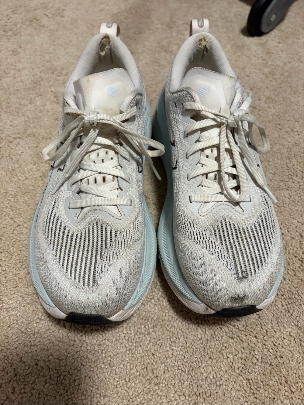 Asics Women's SuperBlast 2 White and Light Blue Sneakers